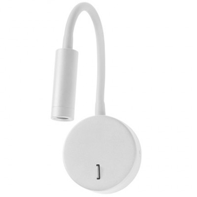 Φωτιστικό Reading Light LED Εύκαμπτο 3W 230V 180lm Θερμό Φως Λευκό 17-00667-1